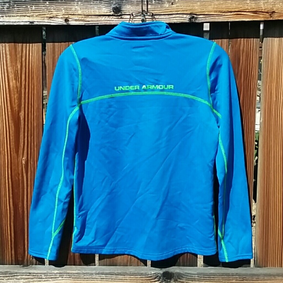 Under Armour blue quarter zip top kids xl - Picture 4 of 5